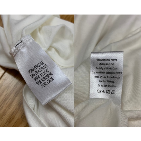 Fifth Sun Happiness Drapey Graphic Skull T-Shirt - Picture 6 of 8